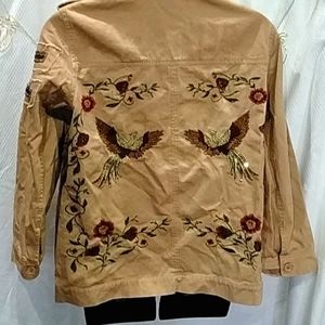 Colleen Lopez Embroidered Jacket Sz XL